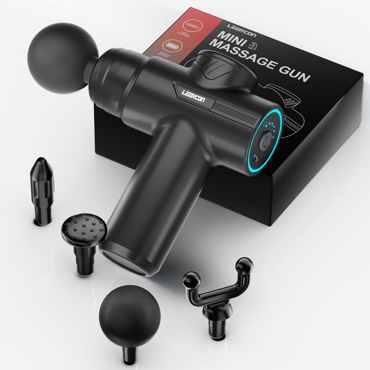 Massage Gun - مسدس تدليك صغير من لييركون، 6