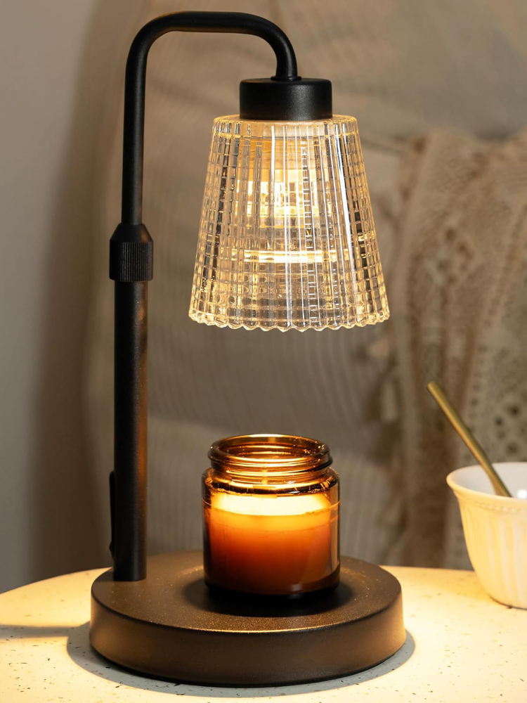 Wax Warmer - مصباح إذابة الشمع الكهربائي مع مؤقت
