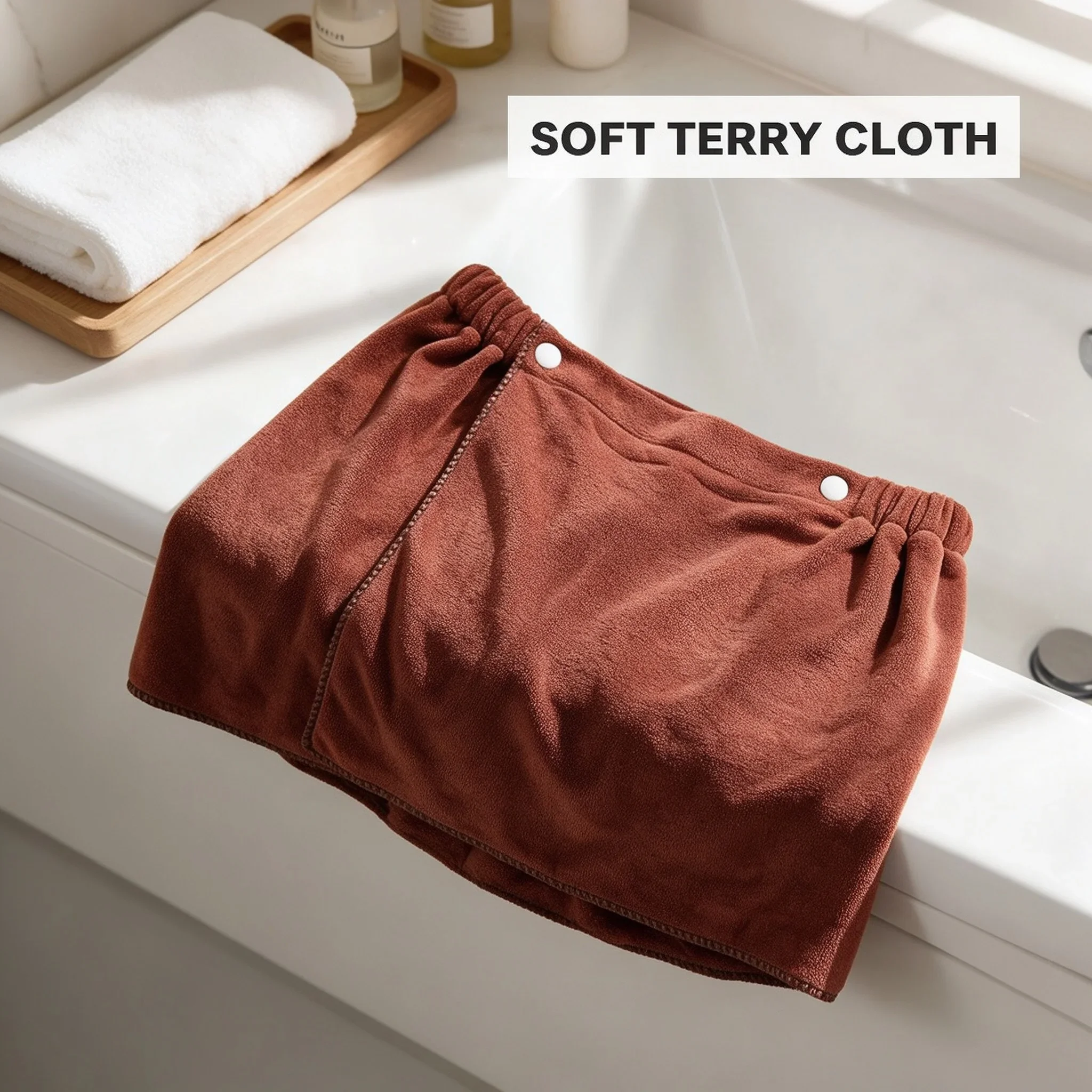 شورت منشفة رجالي من قماش تيري  - مراجعة Spa Towel وسعره