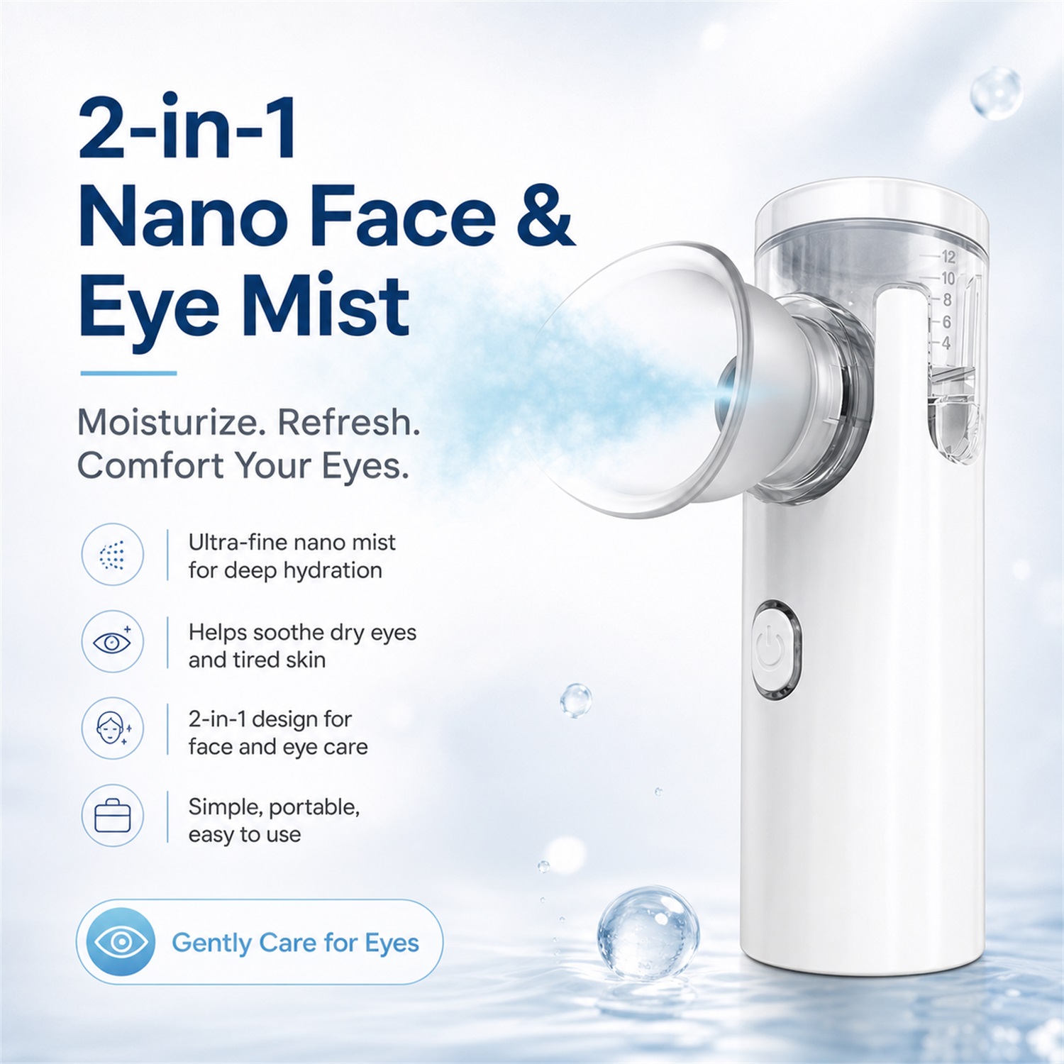 جهاز ترطيب العين بالنانو، بخاخ - مراجعة Face Steamer وسعره