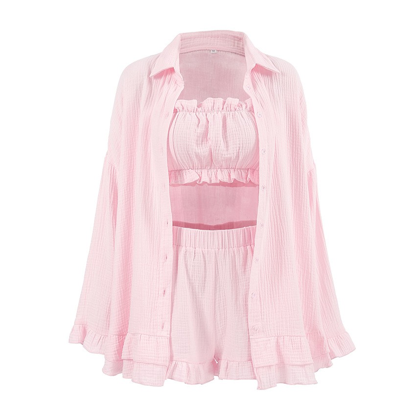 طقم فضفاض من ثلاث قطع بأكمام ط - مراجعة Bathrobe وسعره
