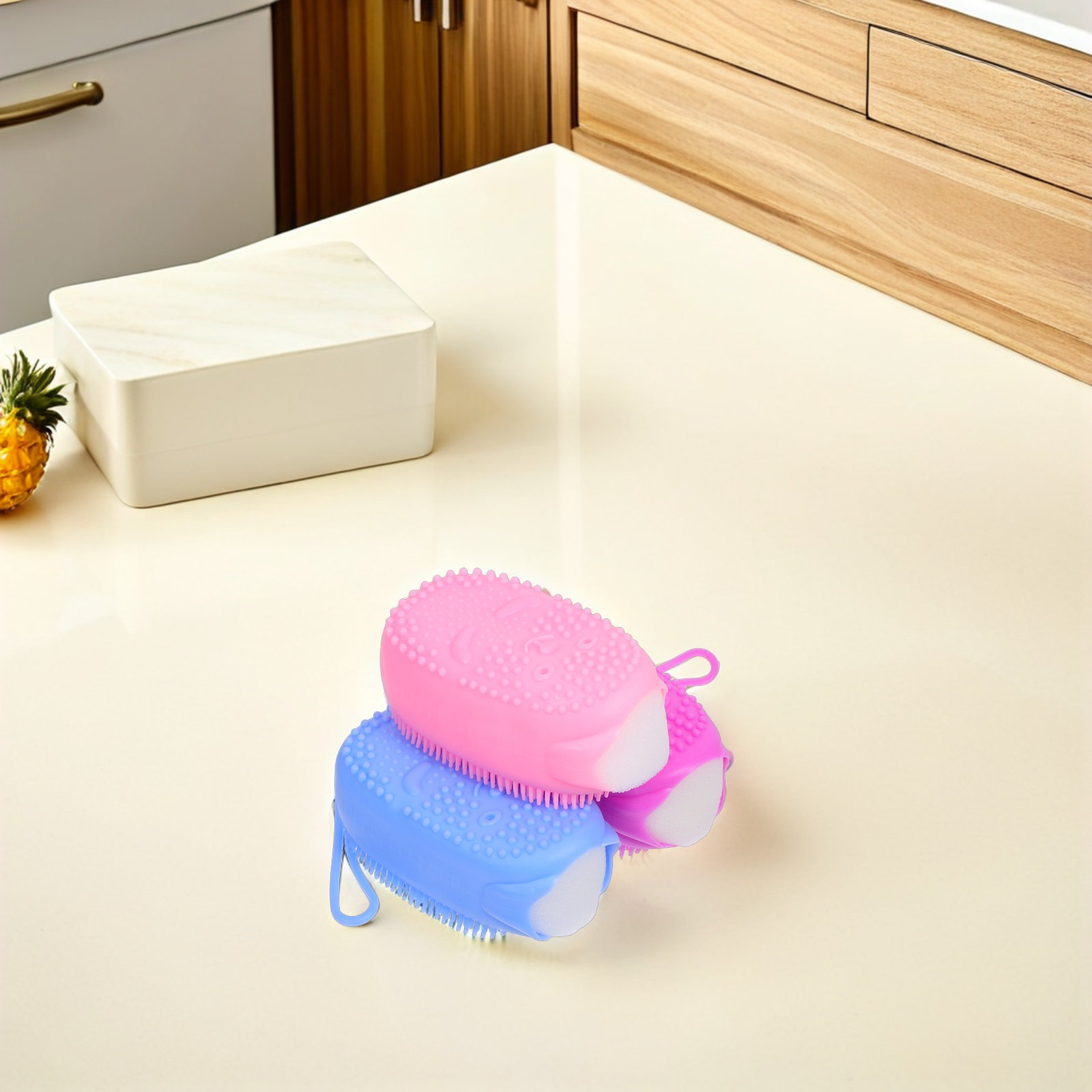 3 قطع من فرشاة الاستحمام المصن - مراجعة Body Brush وسعره