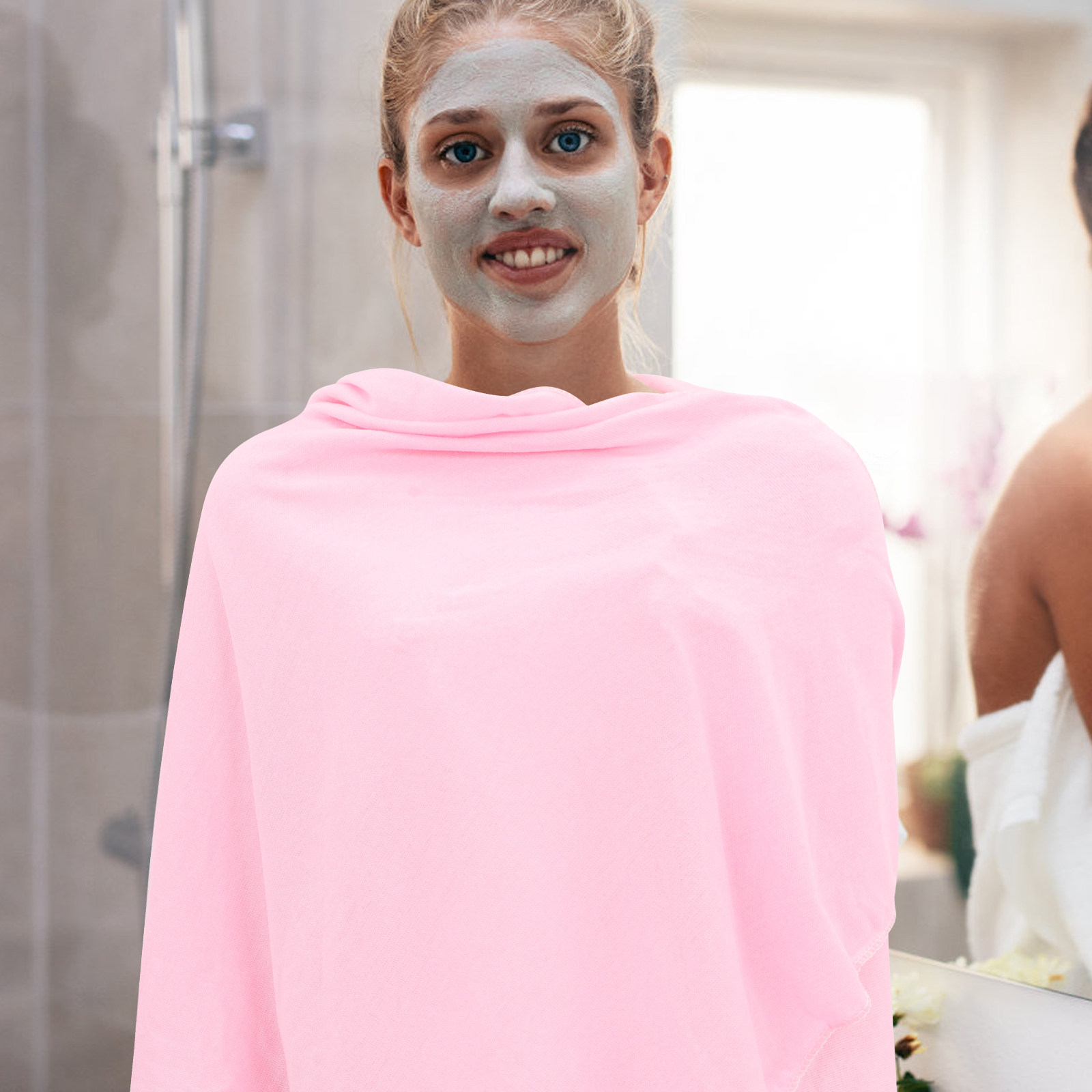 منشفة حمام نسائية كبيرة من الأ - مراجعة Spa Towel وسعره