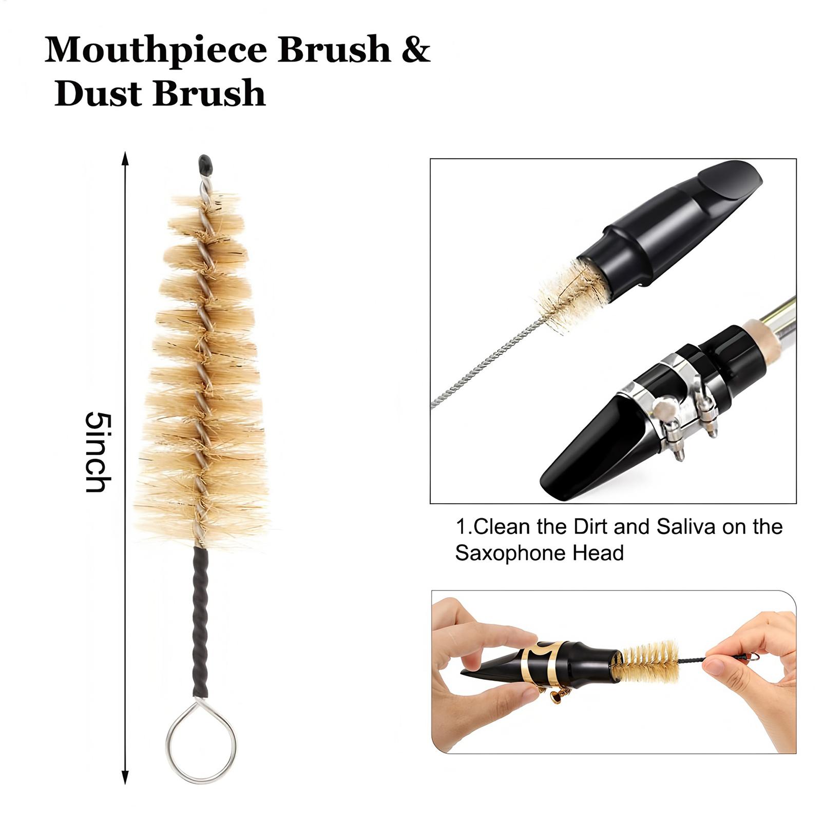 مجموعة تنظيف الساكسفون، قطعة ق - مراجعة Body Brush وسعره