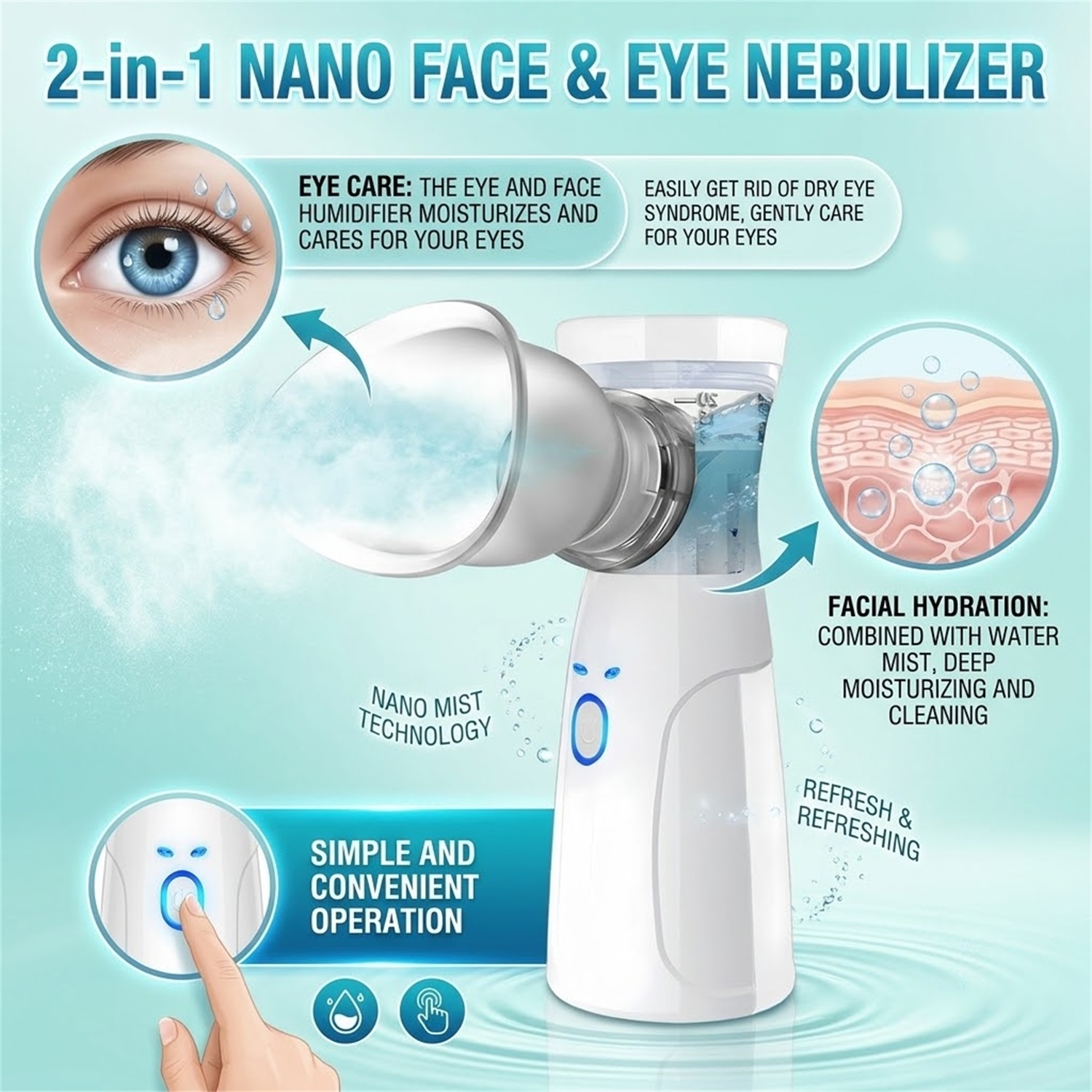 جهاز ترطيب الوجه المحمول بالبخ - مراجعة Face Steamer وسعره